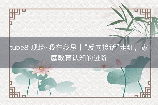 tube8 现场·我在我思丨“反向接话”走红,家庭教育认知的进阶