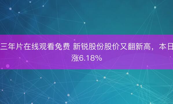 三年片在线观看免费 新锐股份股价又翻新高，本日涨6.18%